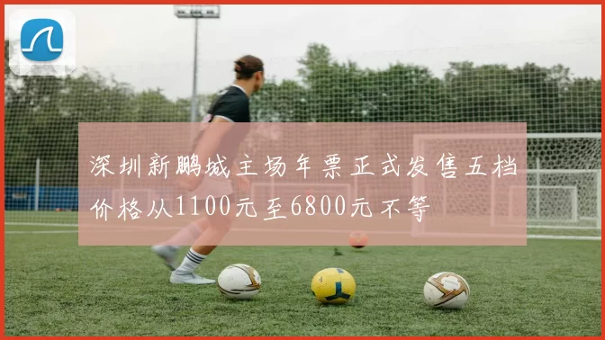 深圳新鹏城主场年票正式发售五档价格从1100元至6800元不等